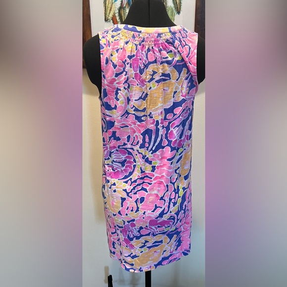 Lilly Pulitzer Colorful Sleeveless Button-Down Dress/Tunic - Picture 3 of 3